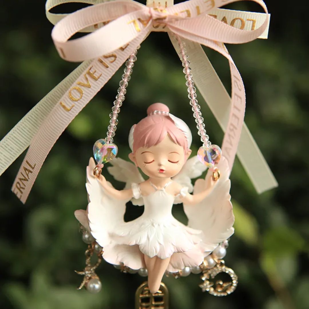 Cute Goddess Car Mirror Pendant