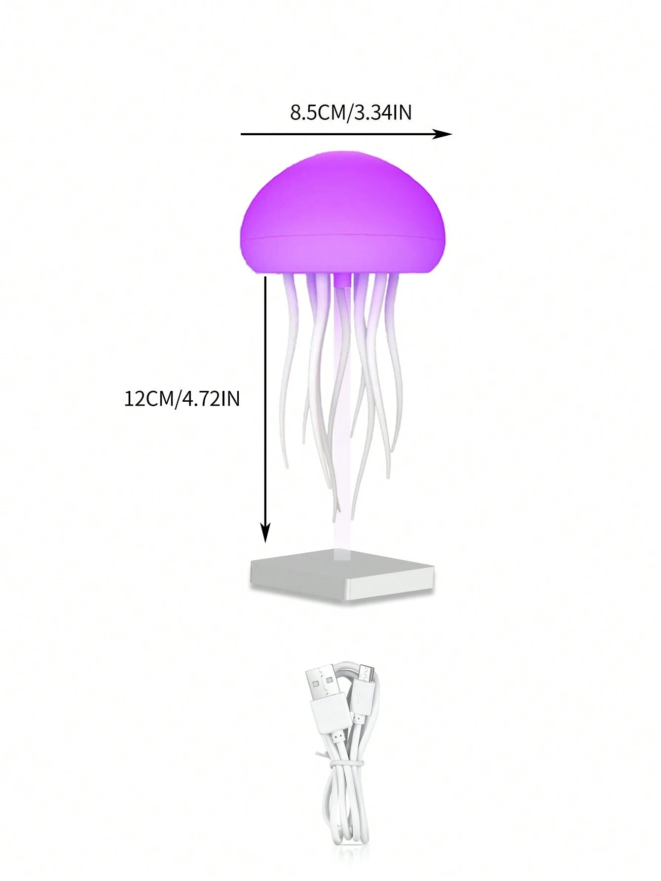 RGB Sound Control Jellyfish Lamp