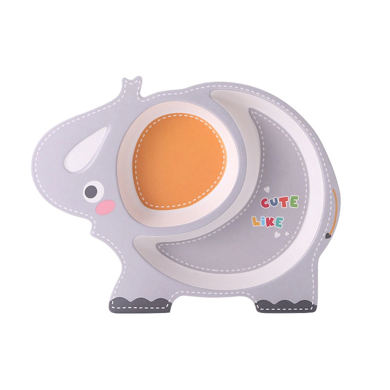 Cute Cartoon Baby Eco-friendly Divider Plate