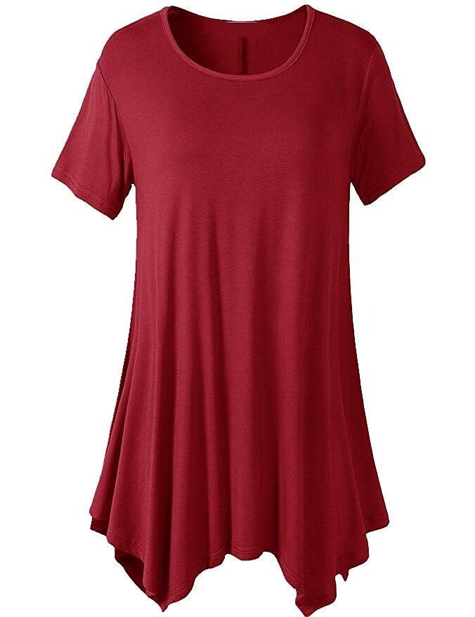 🔥Women's Summer Mid-length Short-sleeved T-shirt Loose Round Neck