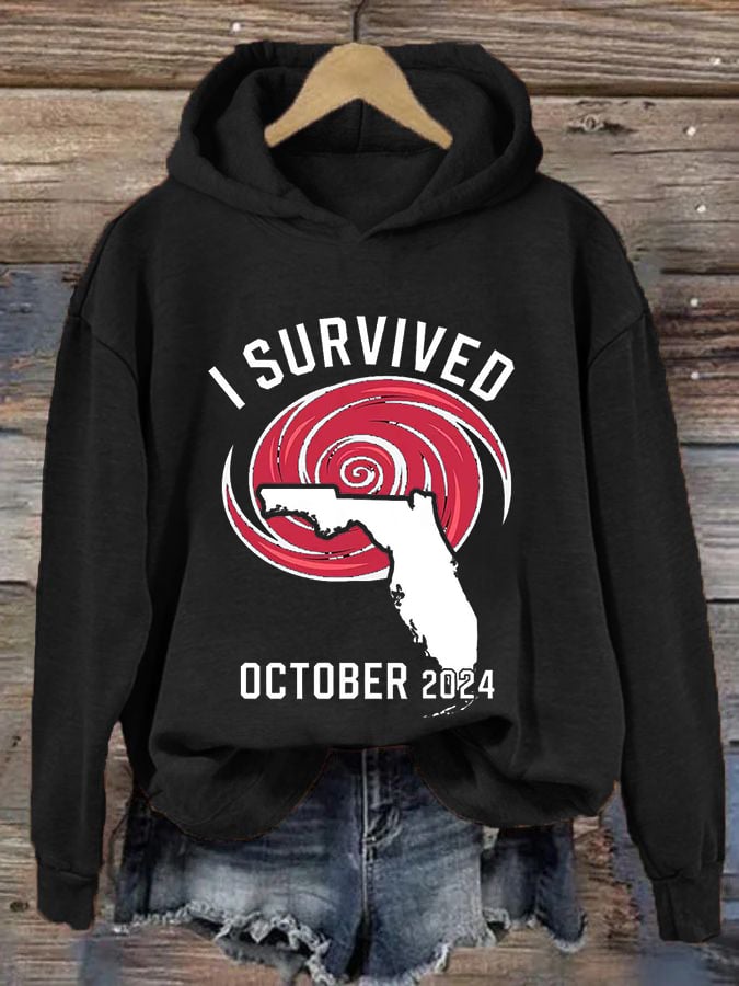 Women's I Survived OCTOBER 2024 Hoodie