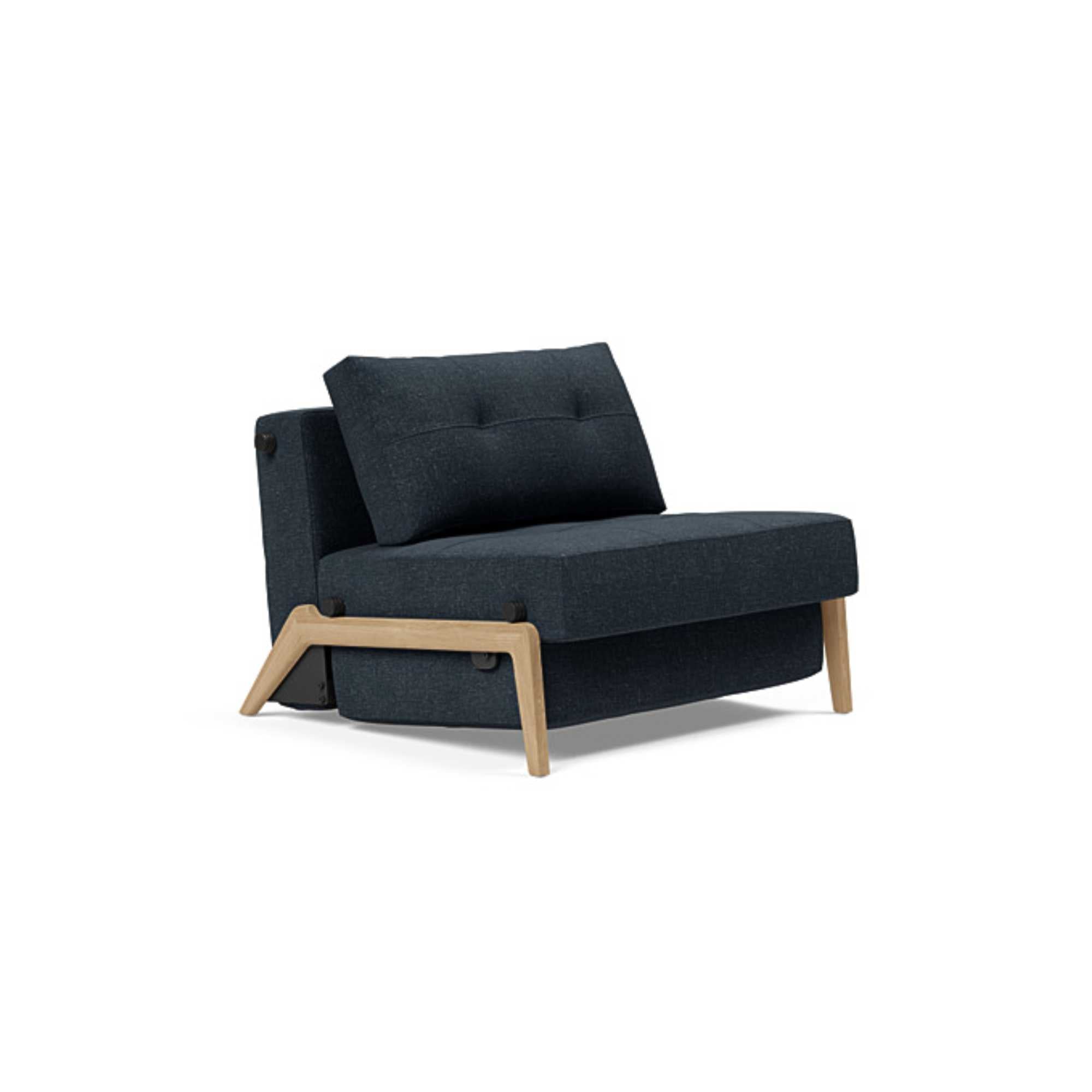 Innovation Living Cubed 90 Wood Chair. 515 Nist Blue