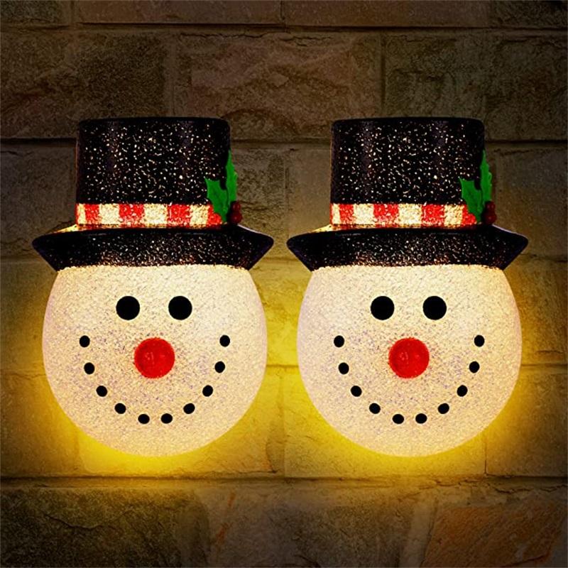 Christmas Snowman Porch Light Covers