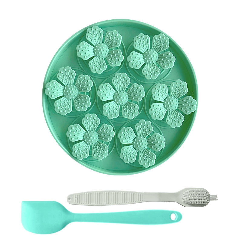 Cat And Dog Tableware Silicone Licking Plate Dog Licking Plate Slow Food Mat Silicone Plate Bowl Smell Licking Pad Licking Plate In Stock