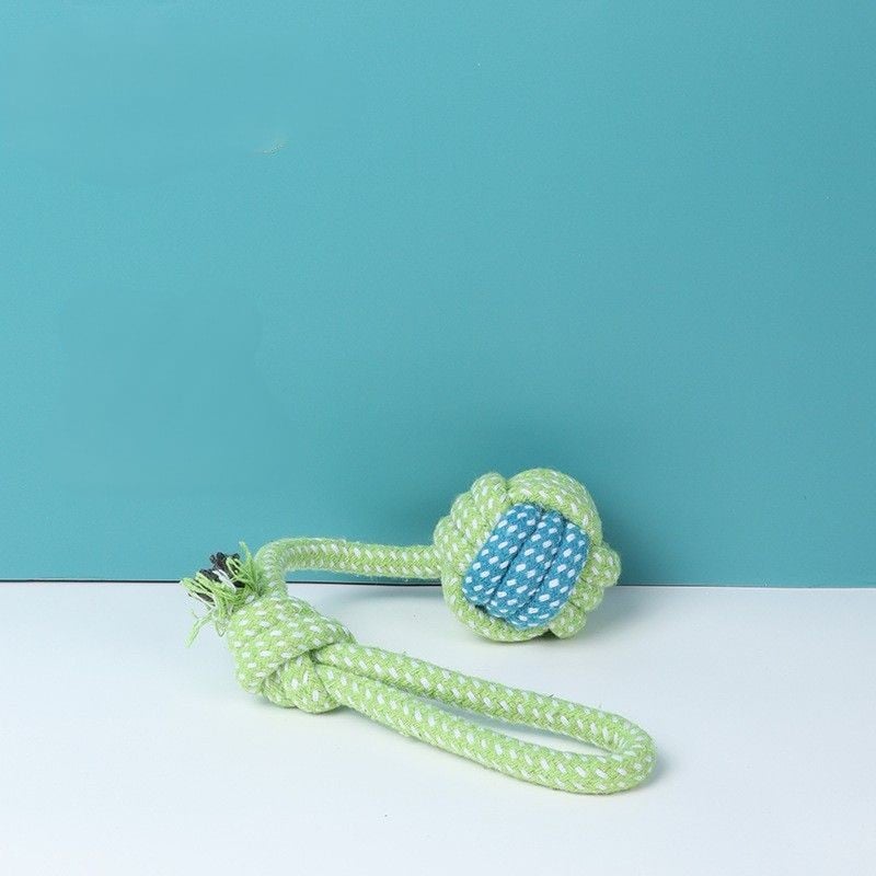 dog rope knot toy for grinding teeth and durable chewing