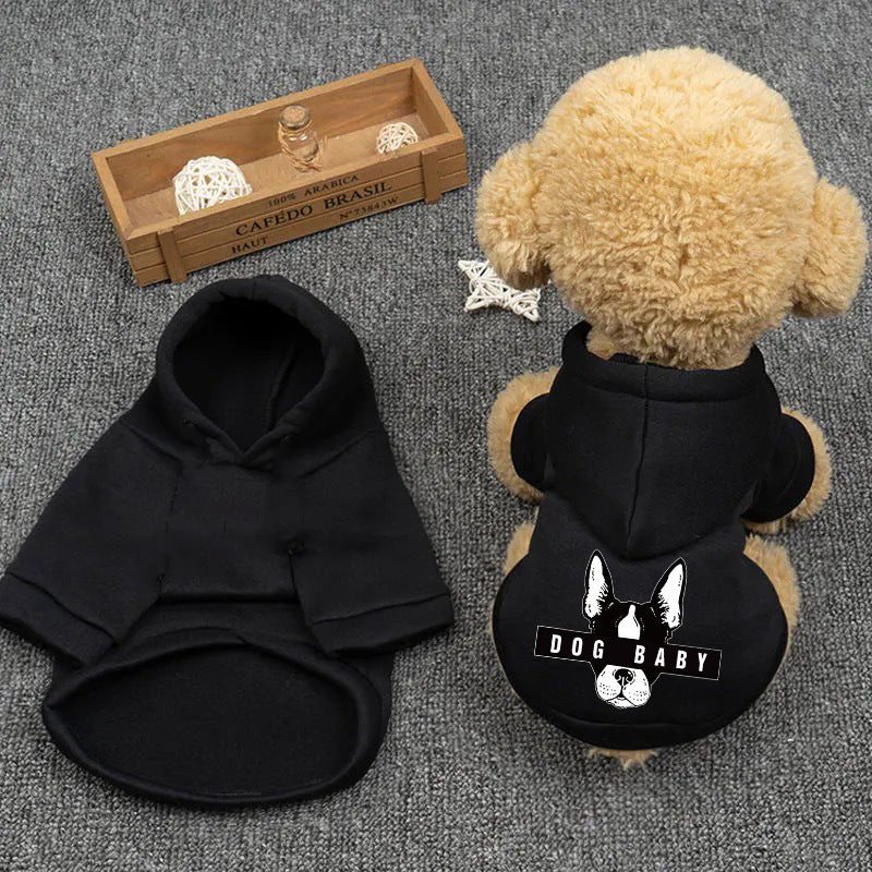 Padded Dog Sweater - Comfortable Fleece Clothing for Small. Medium. and Large Dogs