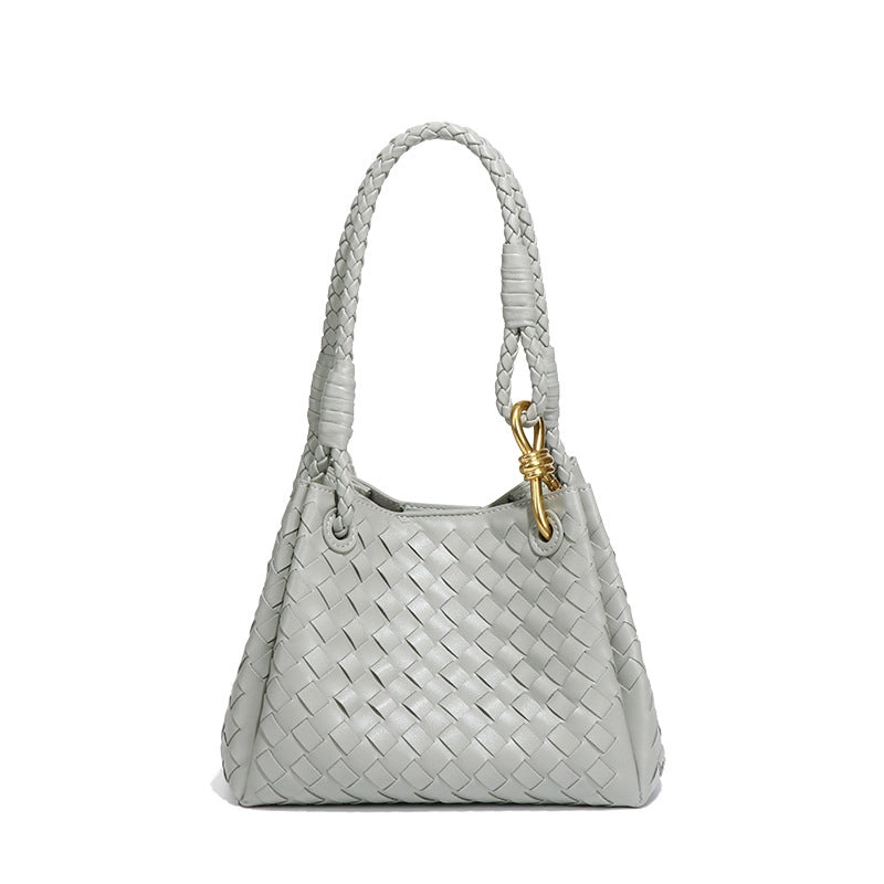Women's Medium Pu Leather Solid Color Elegant Streetwear Square Magnetic Buckle Tote Bag