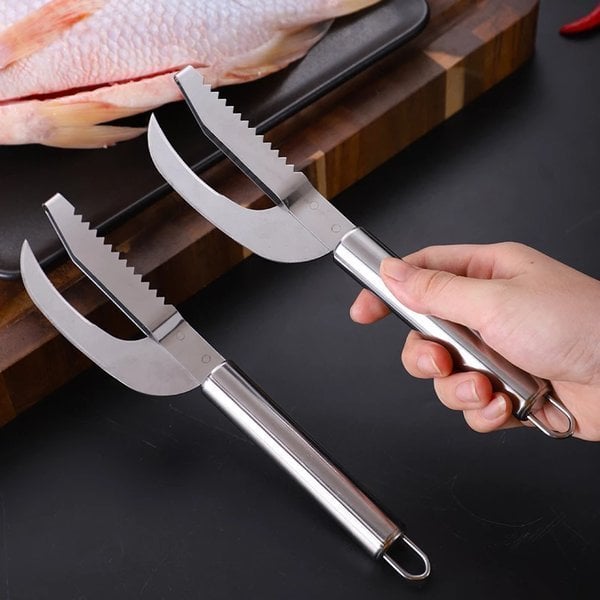 Fish Scale Knife Cut/Scrape/Dig 3-in-1