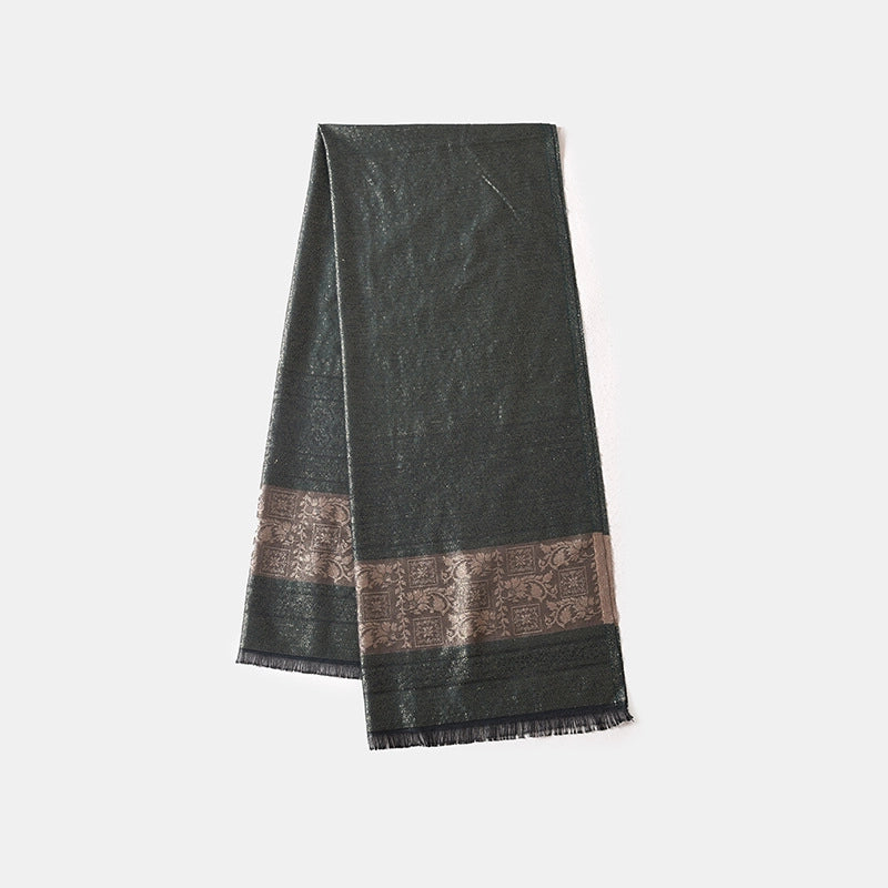 Women's Minimalist Flower Polyester Silk Scarf