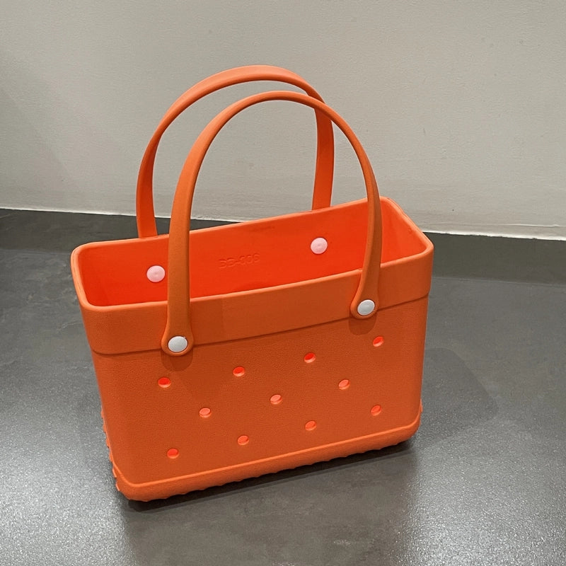 Women's EVA Solid Color Basic Square Open Handbag