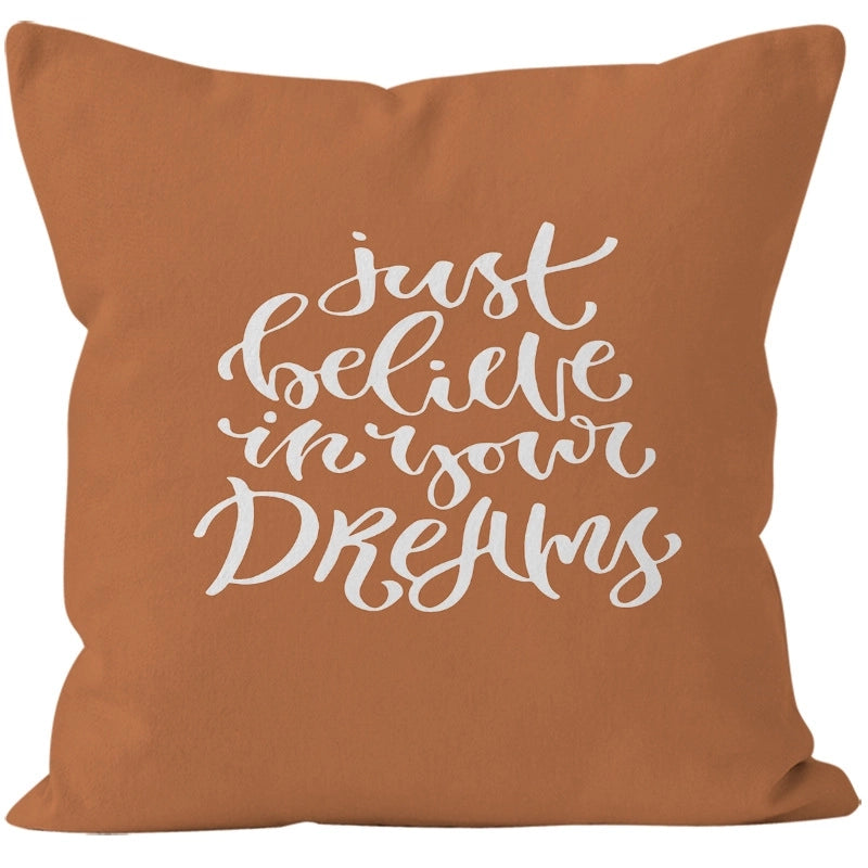 Preppy Style Minimalist Classic Style Color Block Super Short Velvet Pillow Cases