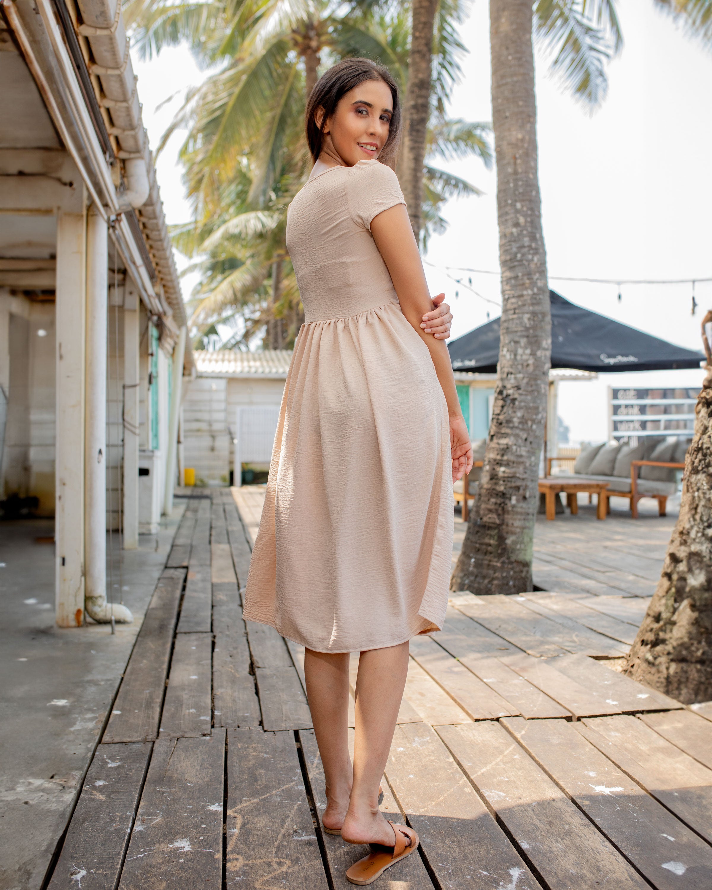 Sugar Midi Dress - Ivory