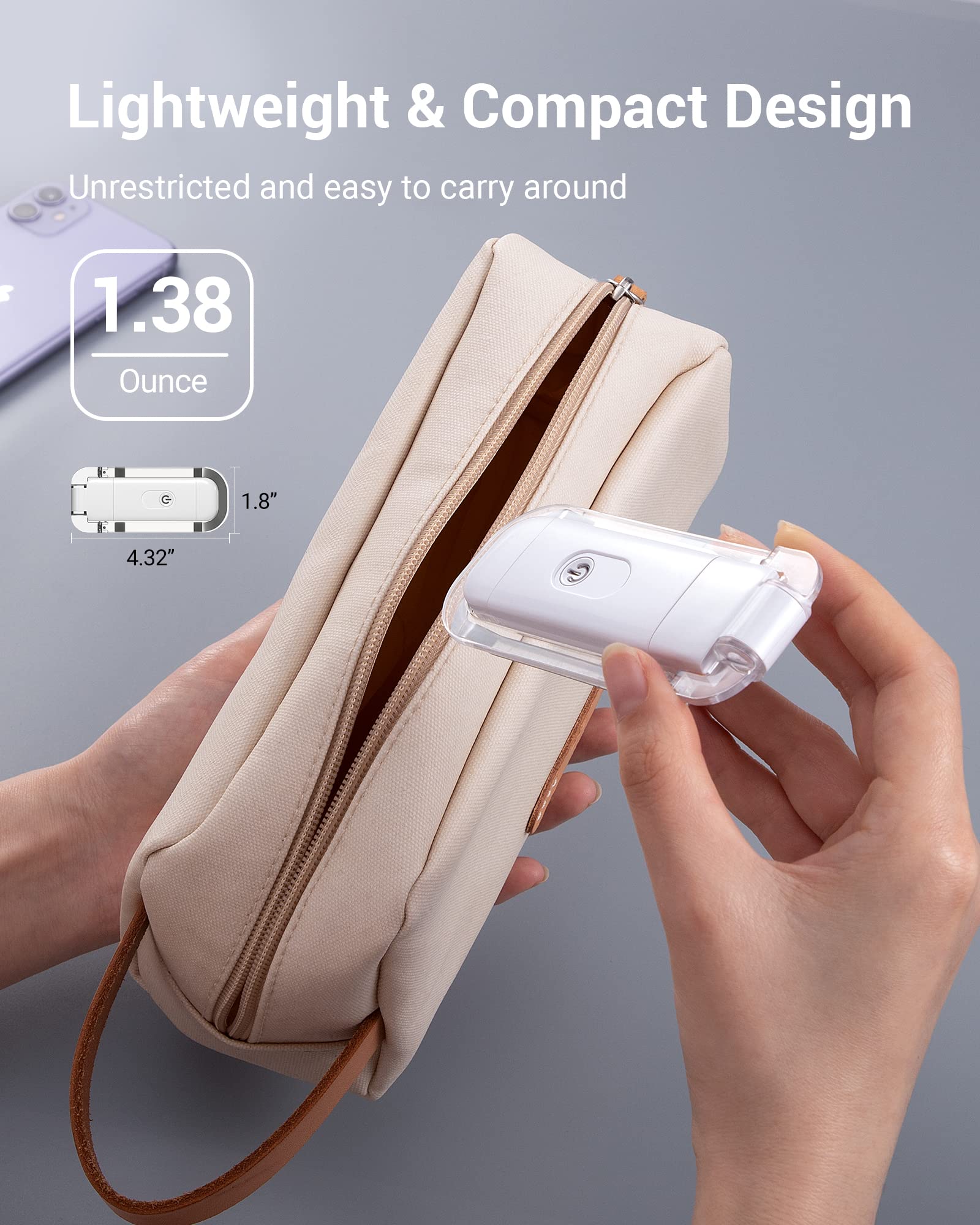 USB Rechargeable Book Light for Reading in Bed