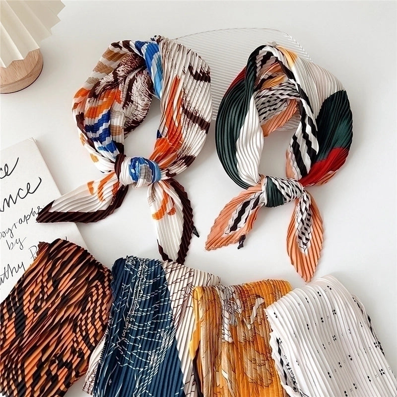 Women's Elegant Printing Polyester Printing Silk Scarf
