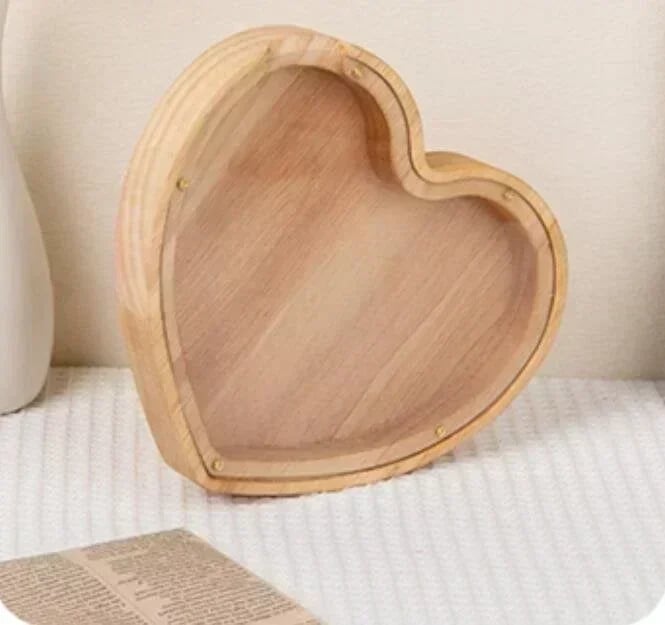 (🔥Summer Hot Sale Now-50% Off) Personalized Wooden Letter Piggy Bank - FREE SHIPPING