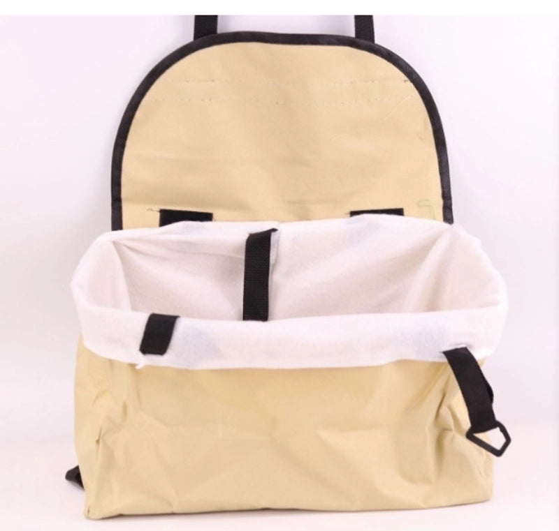 Minimalist Classic Style Cloth Color Block Pet Bags For Travel
