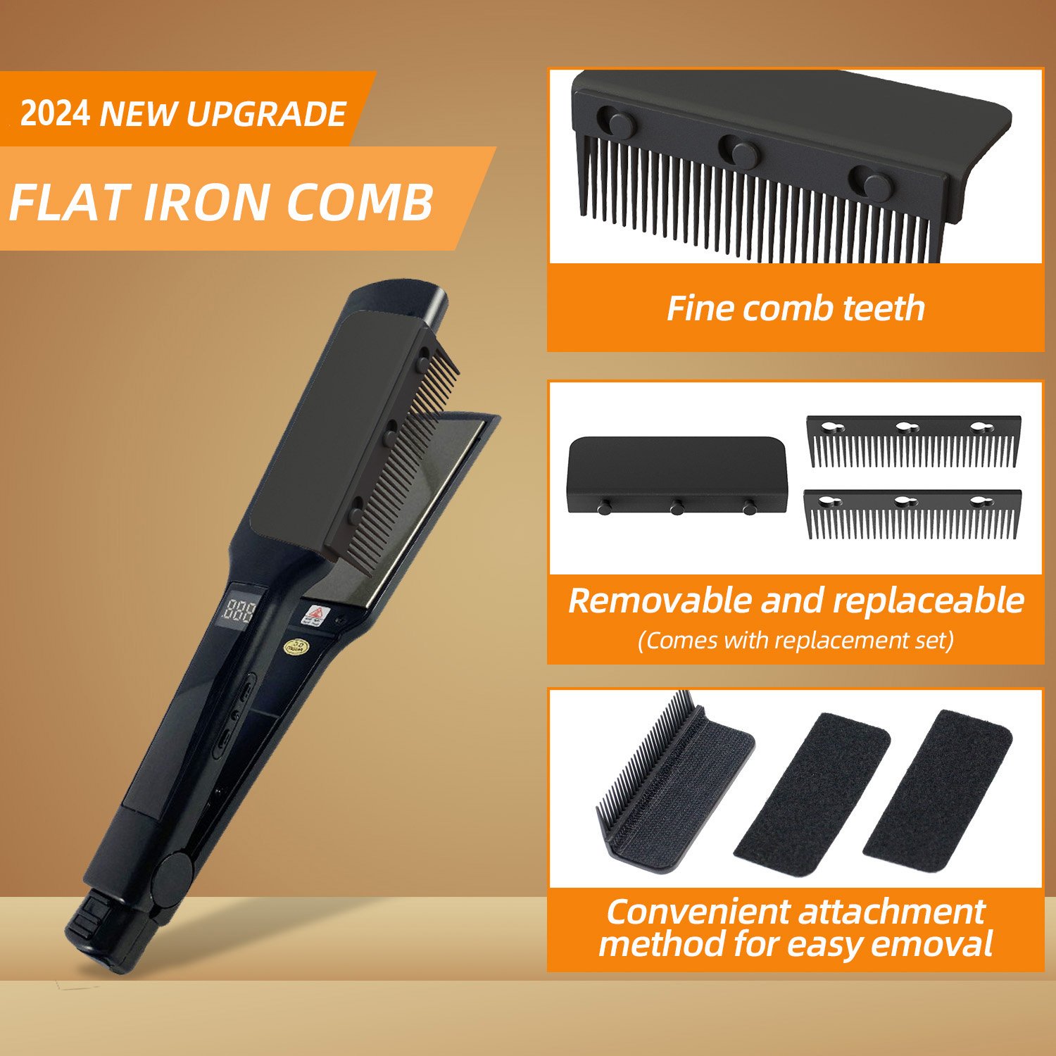 💖Flat Iron Comb