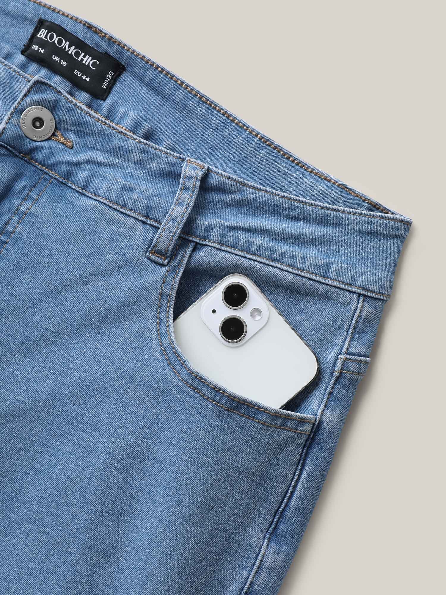 Classic Skinny-Fit Mid Rise Jeans