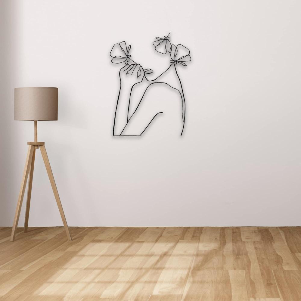 Ladies are Flowers Metal Wallart