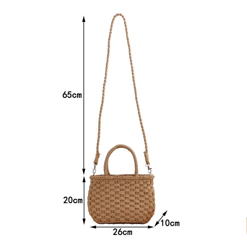 Women's Small Spring&summer Straw Vacation Straw Bag