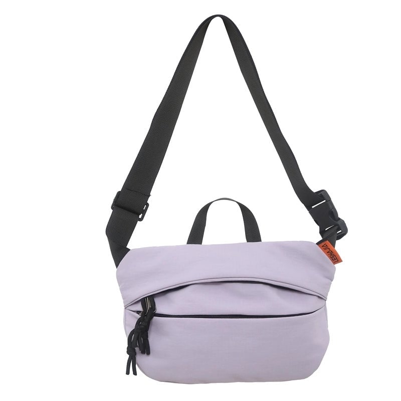 Unisex Vacation Streetwear Sports Solid Color Nylon Waist Bags