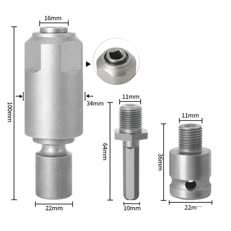 High-carbon Steel Electric Wrench to Hammer Adapter🪛