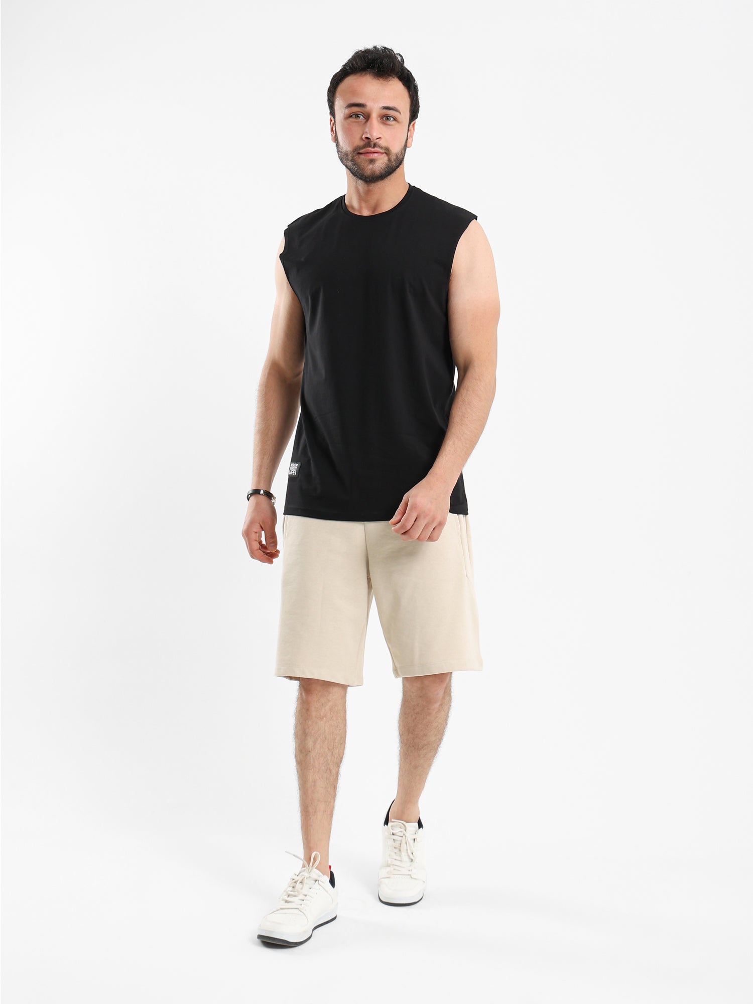 Basic Melton Shorts Regular Fit