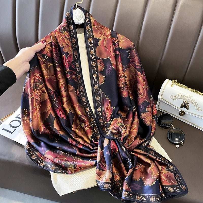 Fashion Silk Scarf (707 Main Color) Nhcj0164-707 Main Color