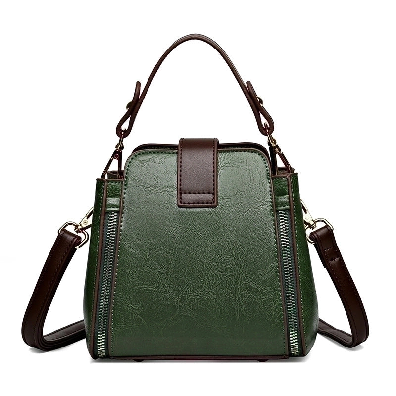 Women's Medium All Seasons Pu Leather Vintage Style Handbag