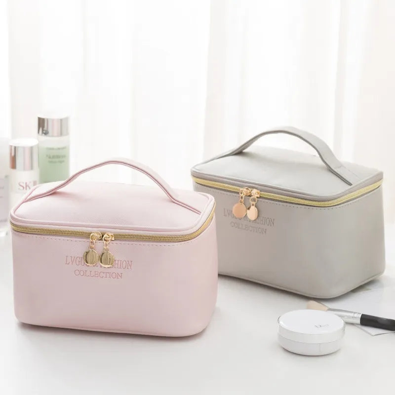 3 PIECES PU TRAVEL COSMETIC BAG