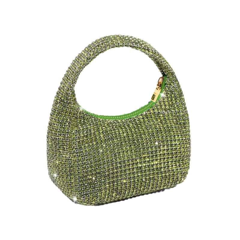 Women's Small Arylic Solid Color Elegant Square Zipper Evening Bag