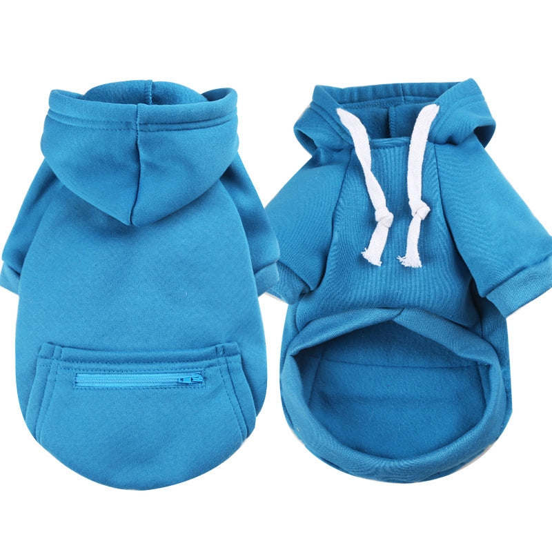 Autumn And Winter Small. Medium And Large Dog Zipper Pocket Dog Dog Clothes Cat Sweater Teddy Bo Meifa Pet Supplies