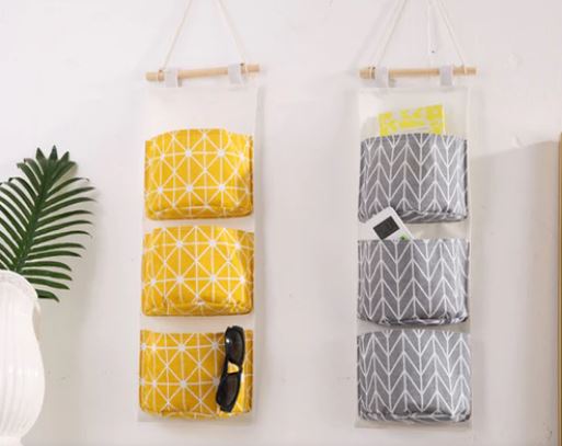 1pc Hanging Pockets Organizer Over The Door. Storage Multi Pocket Bags Hanging Storage Bag