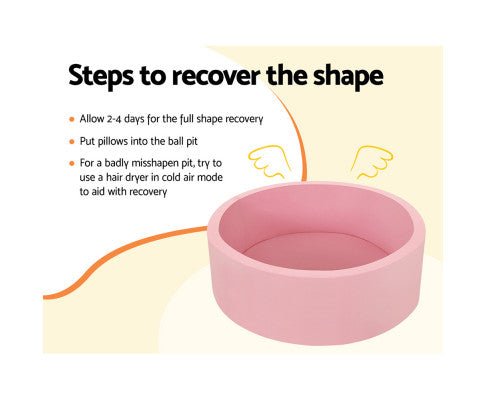 Dog Ball Play Pit in Pink