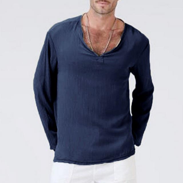 Light Deep V-Necked Shirt