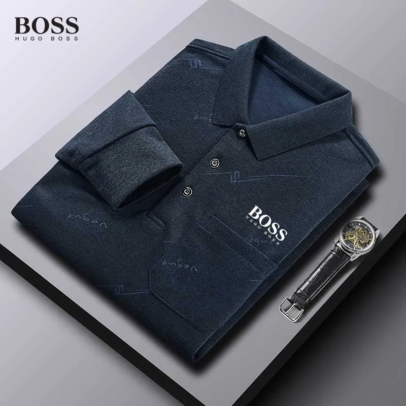 BOSS Print Short Sleeve Polo Shirt for Men