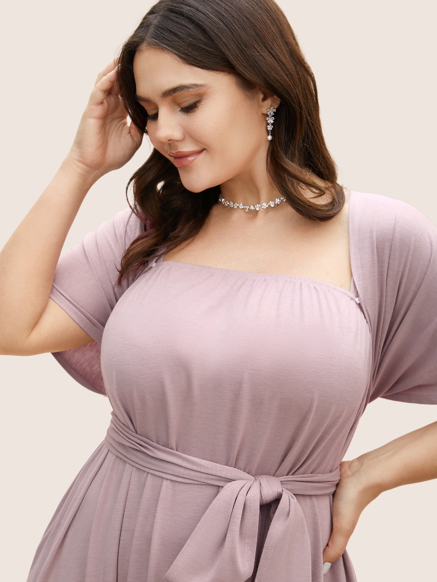 Everywhere Dress - Monochromatic Wrap Dress