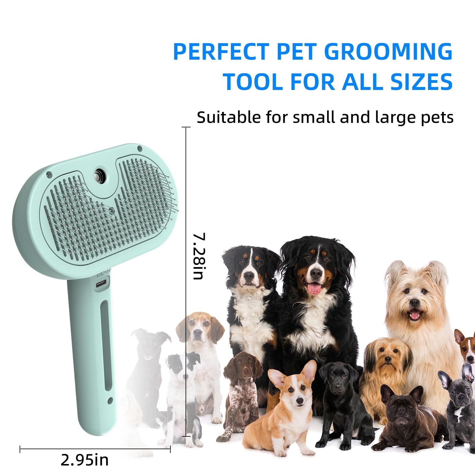 Pet Spray Hair Removal Combe