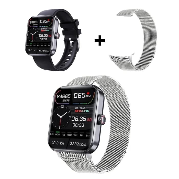 [All day monitoring of heart rate and blood pressure] Bluetooth fashion smartwatchBuy 2 free shipping