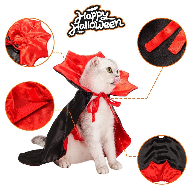 Cool Style Cloth Halloween Solid Color Pet Clothing