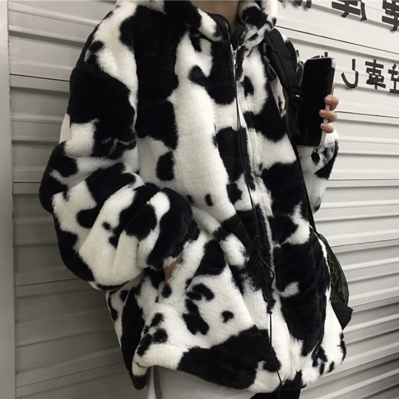 Vintage Cow Cotton Jacket   KF82327