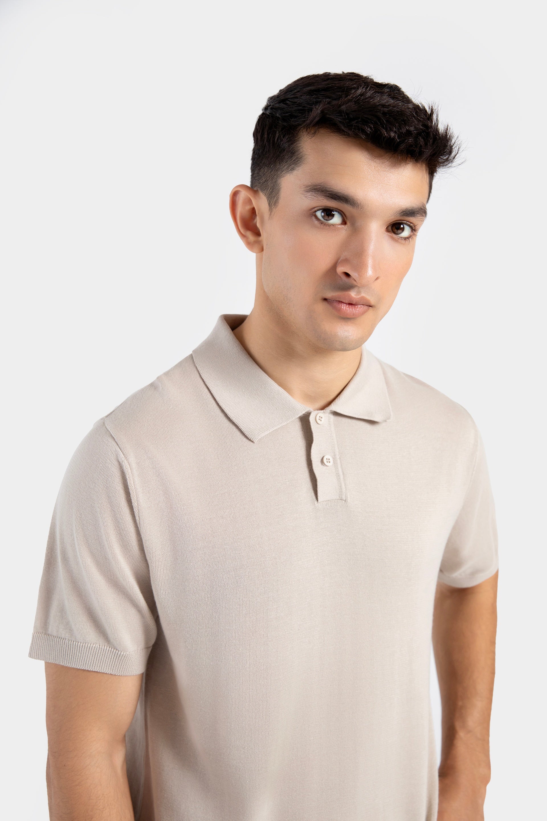 Premium Basic Knitted Polo Shirt