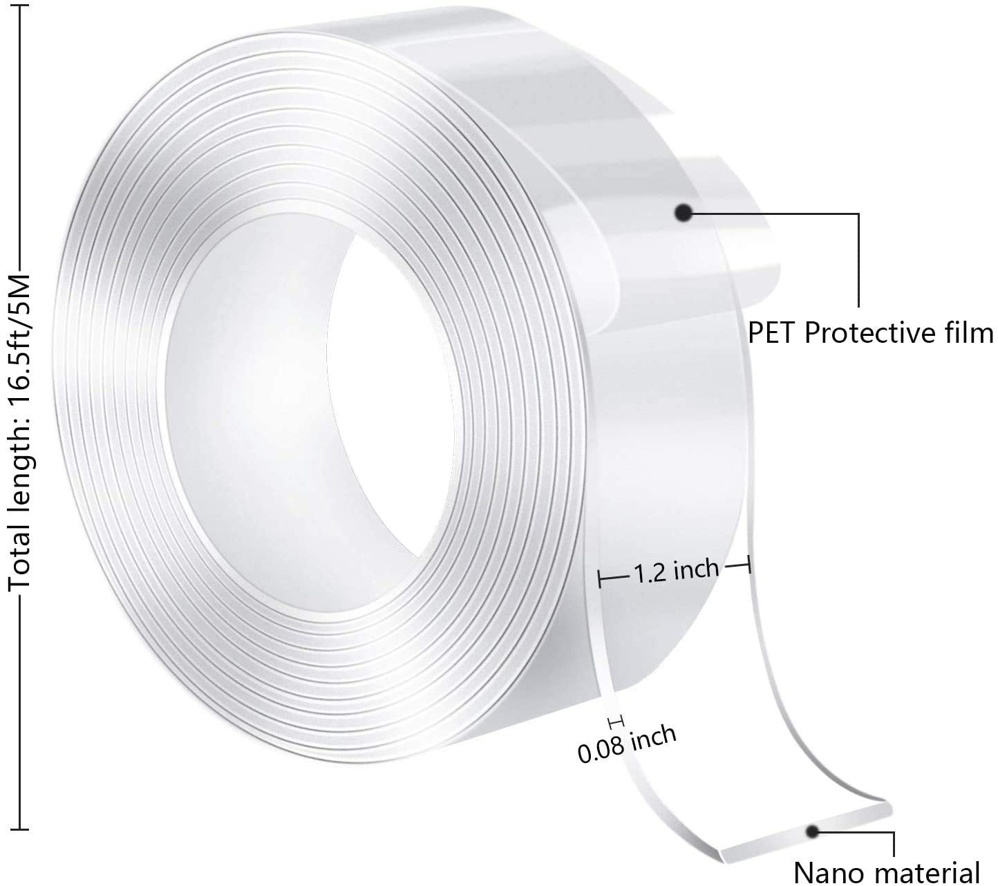 Nano Tape Waterproof Double Sided Transparent Tape