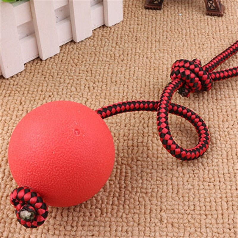 Solid Rubber Dogs Chew Training Ball