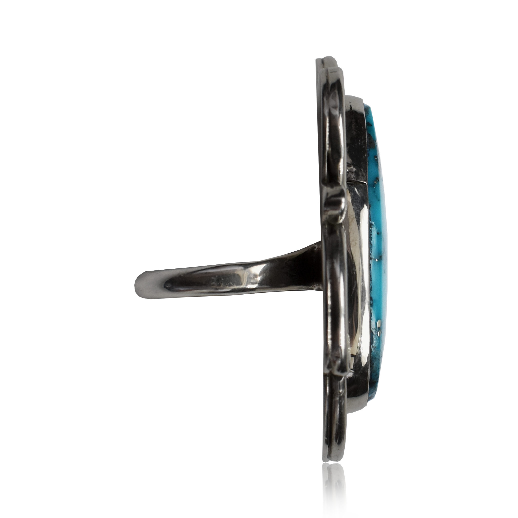 Kingman Turquoise Statement Ring