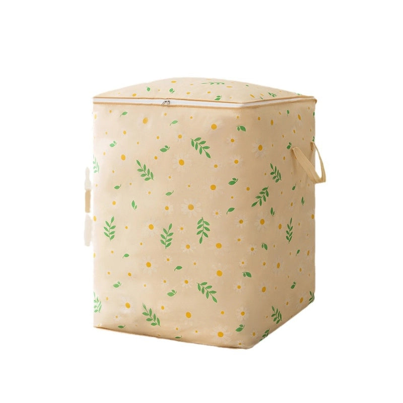 Minimalist Houndstooth Daisy Nonwoven Storage Bag