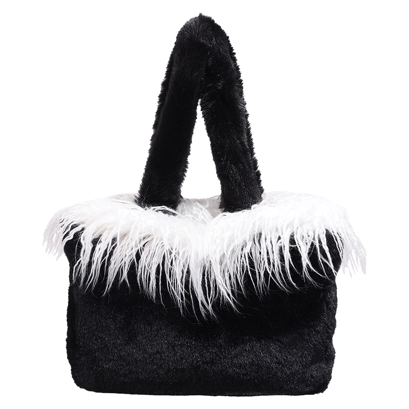 Shoulder Bag Plush Bag Large Capacity Totes Fashion Simple Trendy Temperament Underarm Bag
