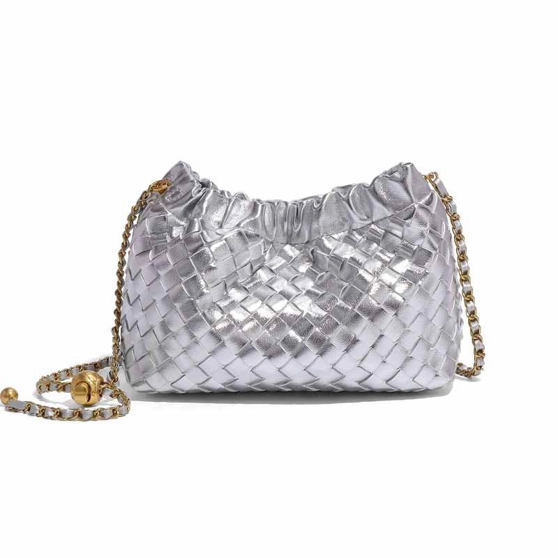 Women's Small All Seasons Pu Leather Solid Color Classic Style Square String Shoulder Bag