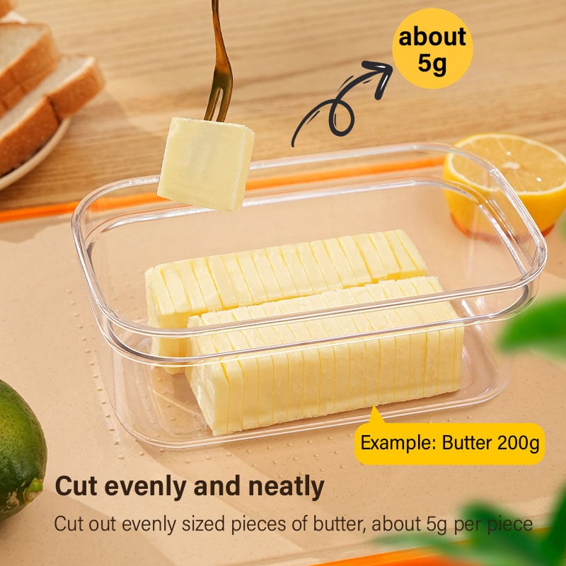 🧀Butter box with lid butter tray | cutting mesh. rectangular kitchen airtight storage crisper