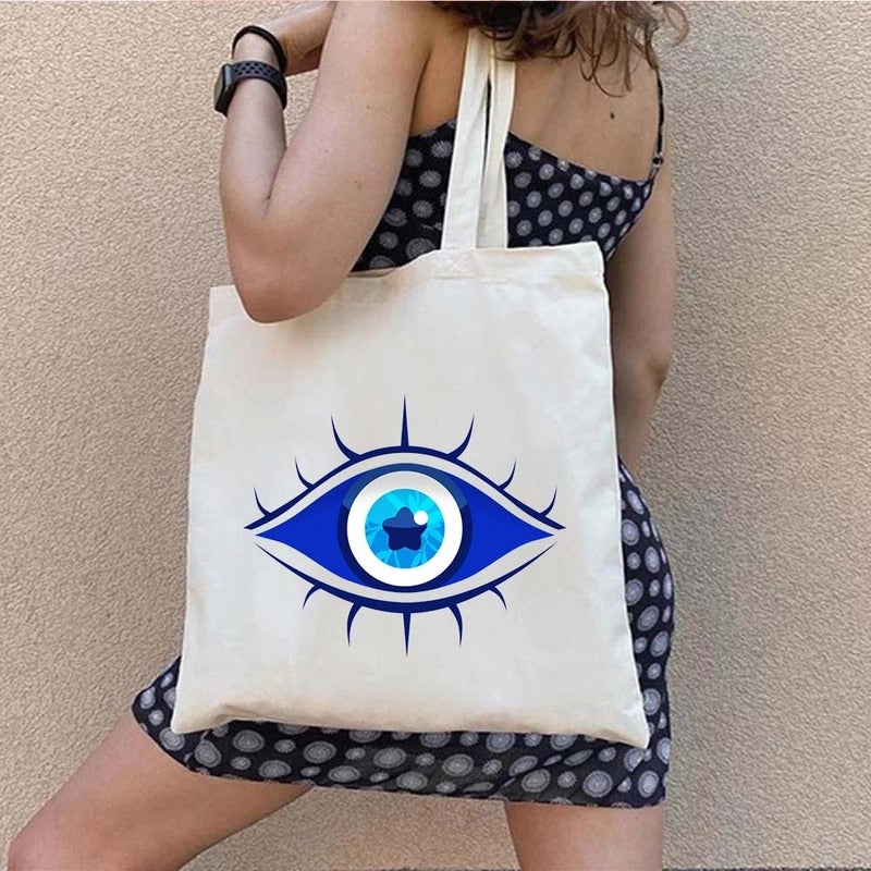 Women's Eye Vacation Canvas Bag